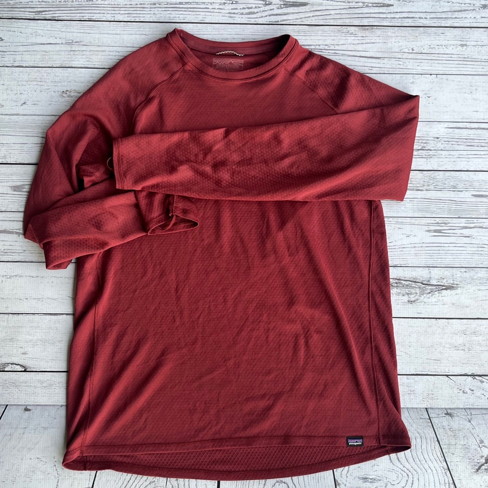 Patagonia Capilene Midweight Crew Mens Large Baselayer Long Sleeve Gorpcore Hike